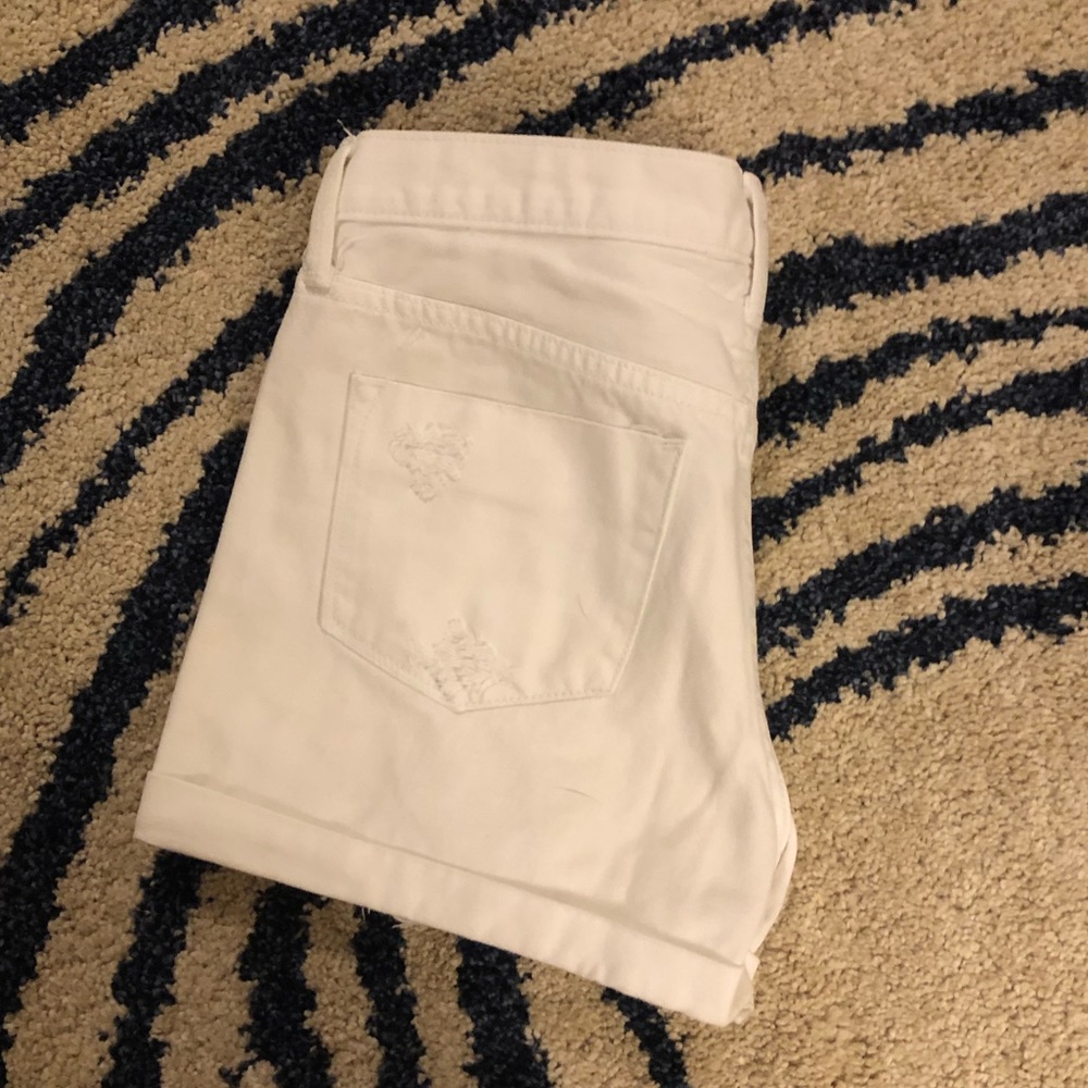 ***SOLD***White jean shorts